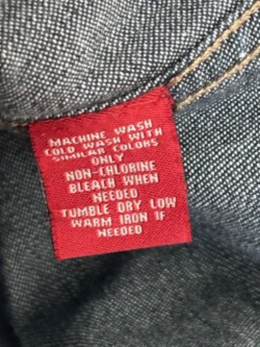 Chaps Classic Denim Jacket Large - Picture 4 of 4
